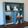 Gray 40”H Desk Hutch - UA